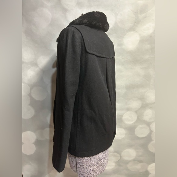 Juicy Couture black wool blend coat. Size small‎ - Picture 3 of 10